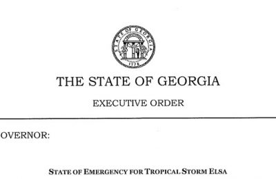 Governor Kemp Declares State of Emergency Ahead of Elsa Hitting Georgia, Includes Baldwin and Hancock